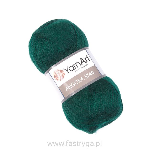 Angora Star 590 zieleń butelkowa