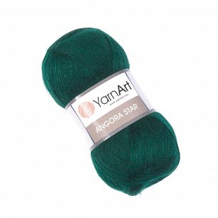Angora Star 590 zieleń butelkowa