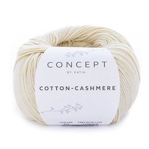 Włóczka Cotton Cashmere 52 biały/naturalny