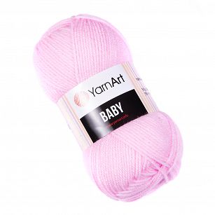 Włóczka akrylowa YarnArt Baby 649 jasnoróżowa