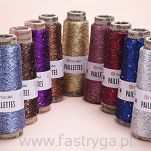 Włóczka z cekinami Paillettes 8007 brąz - 2