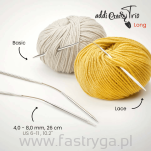 Druty do skarpet Addi Crasy Trio Long  4,5 mm - 5