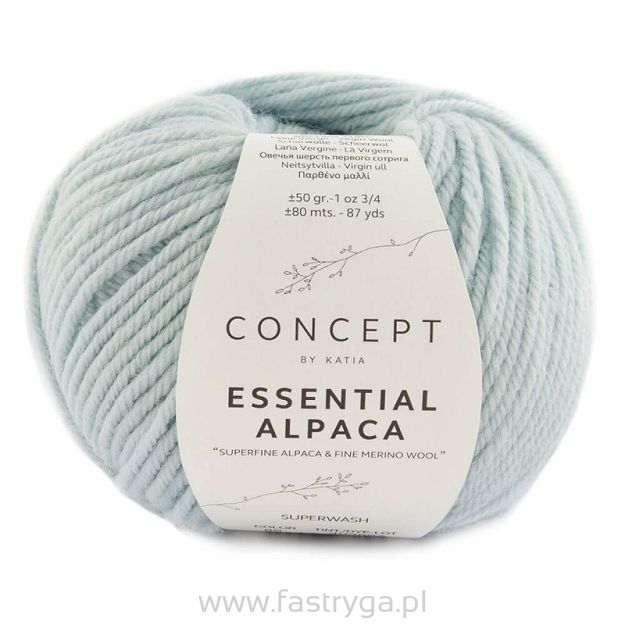 Essential Alpaca  86 błękitny