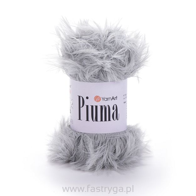 włóczka Piuma 4406 popielaty