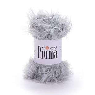 włóczka Piuma 4406 popielaty