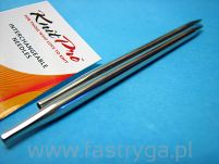 KnitPro Nova Metal - metalowe druty do żyłki numer 6 - 2