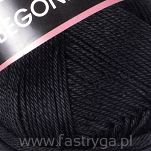 Włóczka 100% bawełny Begonia kolor 999 czarny - 2
