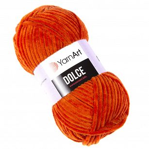 Włóczka szenilowa YarnArt Dolce 778 rudy
