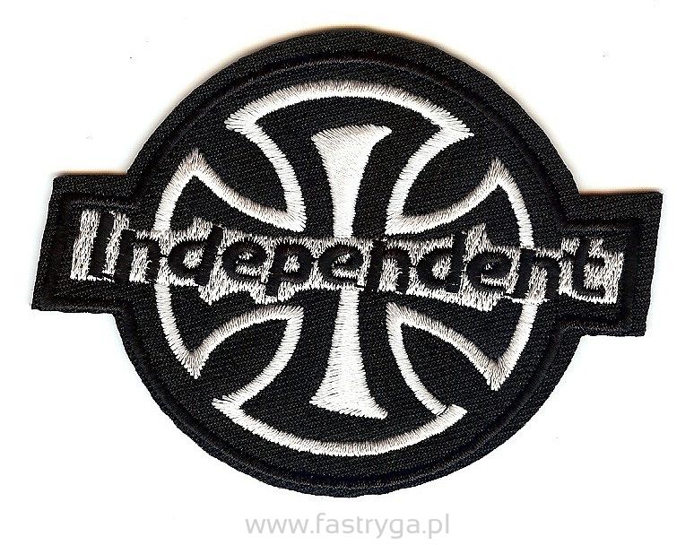 Naszywka na ubrania Independent czarna