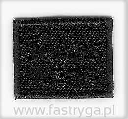 Termo aplikacja Jeans czarna
