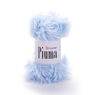 włóczka Piuma 4408 błękitny