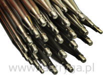 Druty metalowe z żyłką  RED LACE 40 cm. 5,5 mm - 2