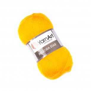 Angora Star  586 ciemny żółty