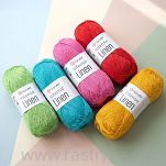 Intense Linen  4115 ciemny czerwony - 6