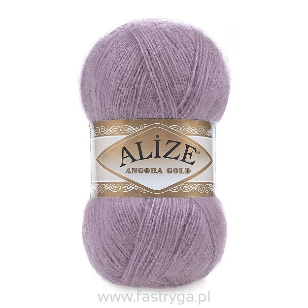 Włóczka Angora Gold kolor 312 wrzos