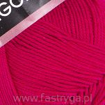 Włóczka 100% bawełny Begonia kolor 6358 malina - 2