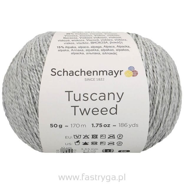 Tuscany Tweed kolor 90 jasny popiel