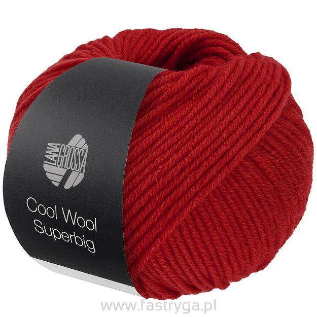 Cool Wool Superbig  09 czerwony