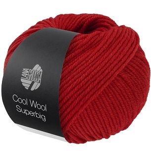 Cool Wool Superbig  09 czerwony