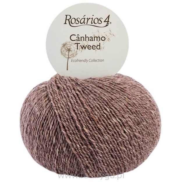 Canhamo Tweed   3 beż lniany