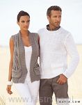 Włóczka Linen kolor 21 jasny jeans - 14