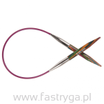 KnitPro Symfonie Wood - drewniane druty z żyłką 40 cm o grubości 6 mm - 2