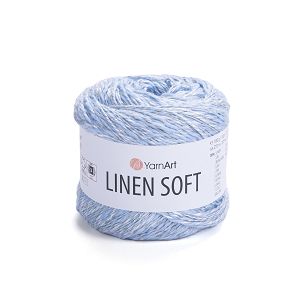 Włóczka Yarnart Linen Soft 7319 błękit