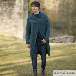 Merino Aran Natur zielony 304 - 15
