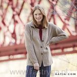 Merino Aran Natur zielony 304 - 9
