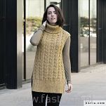 Merino Aran Natur zielony 304 - 3