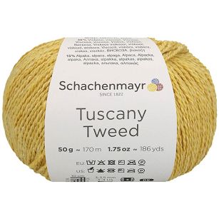 Tuscany Tweed kolor 25 żółty