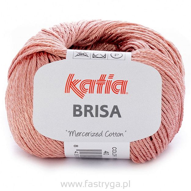włóczka Brisa kolor 40 łosoś