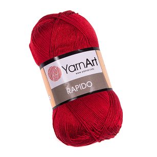Włóczka Rapido color 701 ciemny czerwony