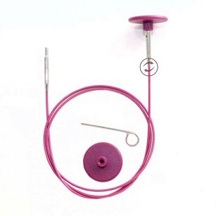 Stalowa żyłka obrotowa do drutów KnitPro 50 cm.