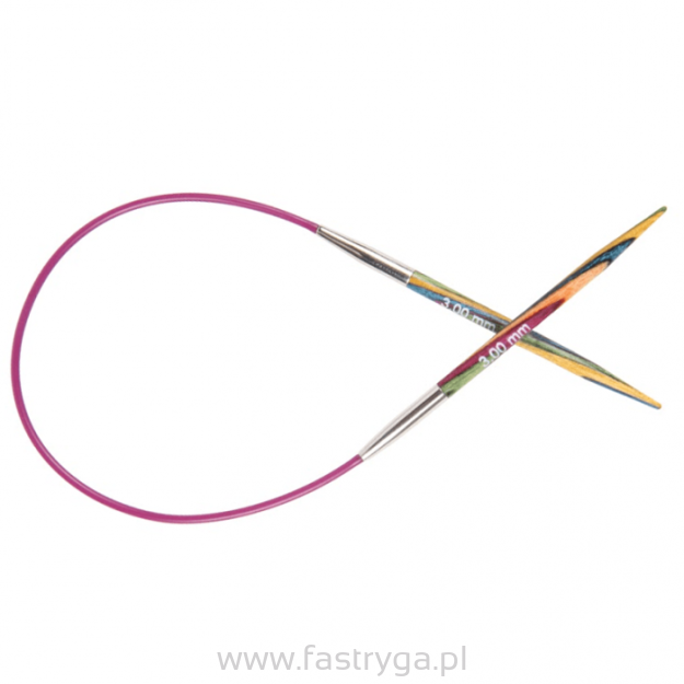  Symfonie drewniane druty z żyłką 40 cm o grubości 8 mm