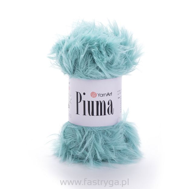 włóczka Piuma 4412 turkus lodowcowy